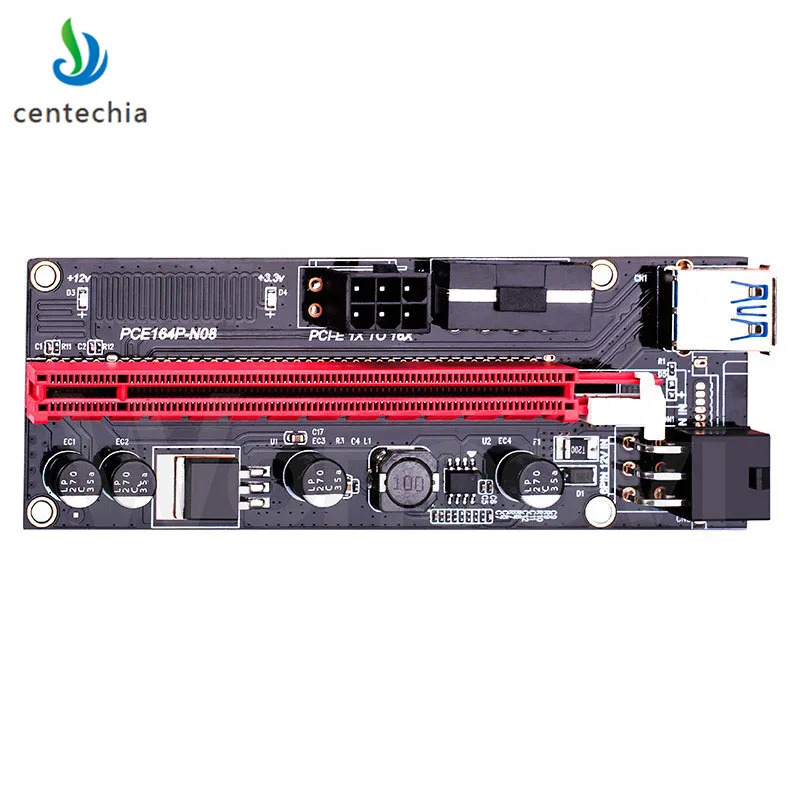Высококачественная Райзер карта VER 009S PCI E 1X до 16X LER удлинитель Express адаптер USB 3 0