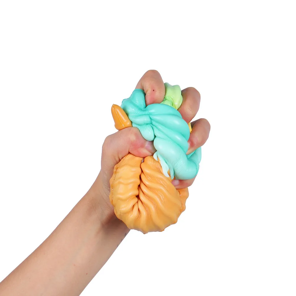 1 шт. сжимающее Радужное Мороженое Мягкие игрушки jumbo медленно растущий крем Ароматические сжимающие игрушки новинка подарок