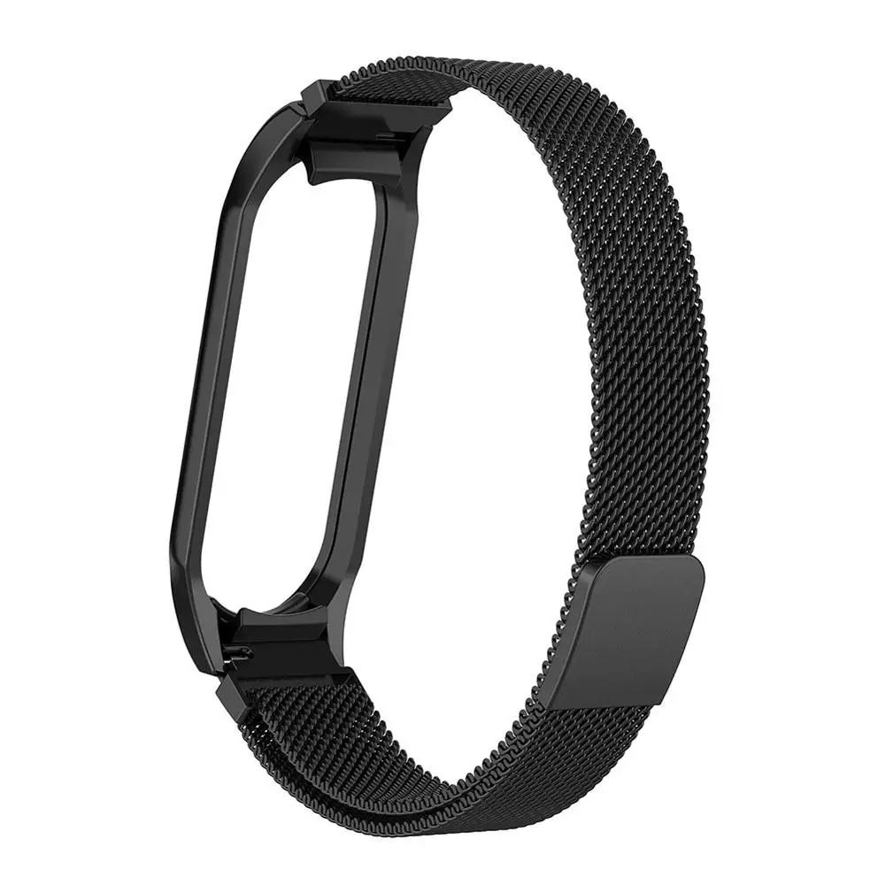 Ремешок Миланская петля из нержавеющей стали для xiaomi mi band 3 4|Смарт-аксессуары| |