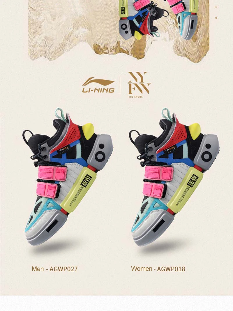 Li-Ning FW/Женская обувь ESSENCE ACE+ Wade Culture; спортивная обувь из натуральной кожи с подкладкой; кроссовки; AGWP018 XYL244