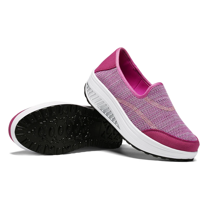 Женские кроссовки TESILIXIEZI разноцветные модные для похудения дышащие повседневные