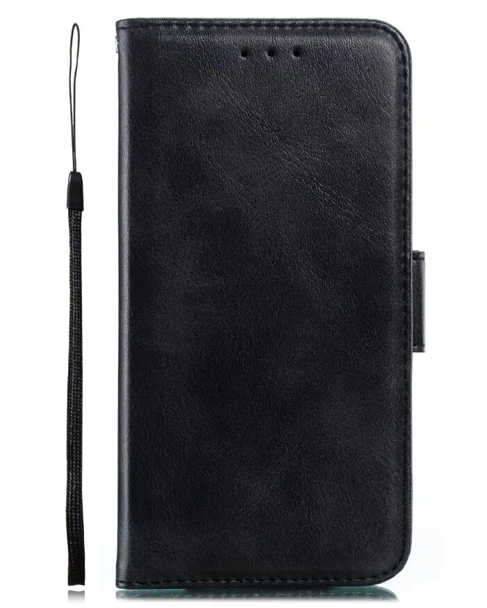 Black Роскошный чехол-бумажник чехол для samsung S10 Note 9 8 S9 S8 плюс модные Fundas для Galaxy M20 M10 S7 S6 край A10 A20 A30 A40 A50 A70 - Цвет: Black