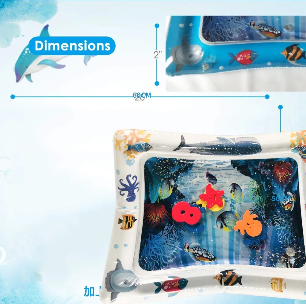 Детские водные игровые коврики Надувные Младенцы животик время Playmat игрушки
