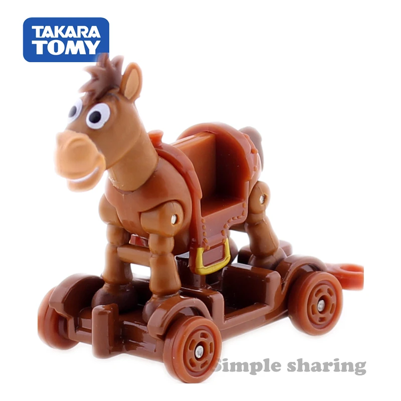 TAKARA TOMY DISNEY TOMICA История игрушек BULLSEYE и деревянный грузовик № 3 автомобильные