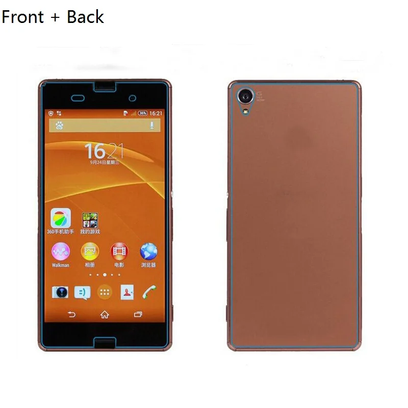 Ультратонкая защитная пленка из закаленного стекла для Sony Xperia Z3 D6653 D6603 передняя и