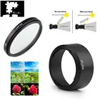 52 мм УФ-фильтр ET54 бленда объектива для Canon EF-M 55-200 мм f4,5-6,3 IS STM объектив на EOS M200 M100 M50 M10 M6 M5 M3 M2 M камера