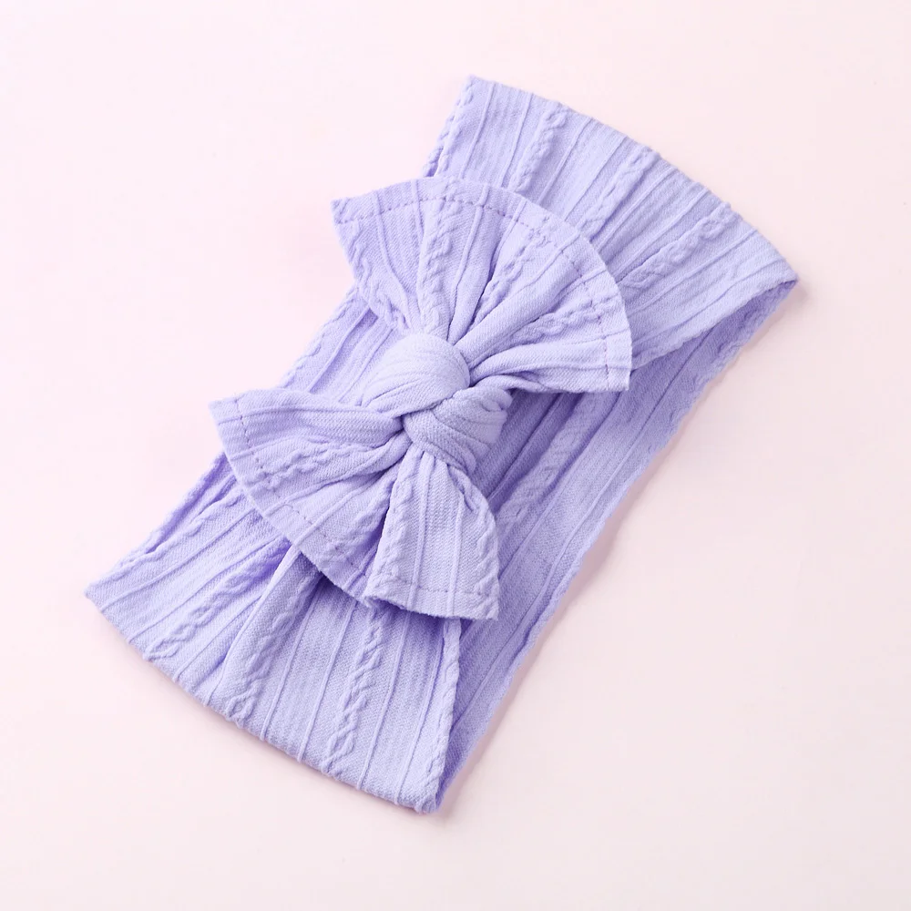 Cable Knit Nylon Bow Headwrap One size fits most Knot Turban Headbands 27 Colors available | Аксессуары для одежды