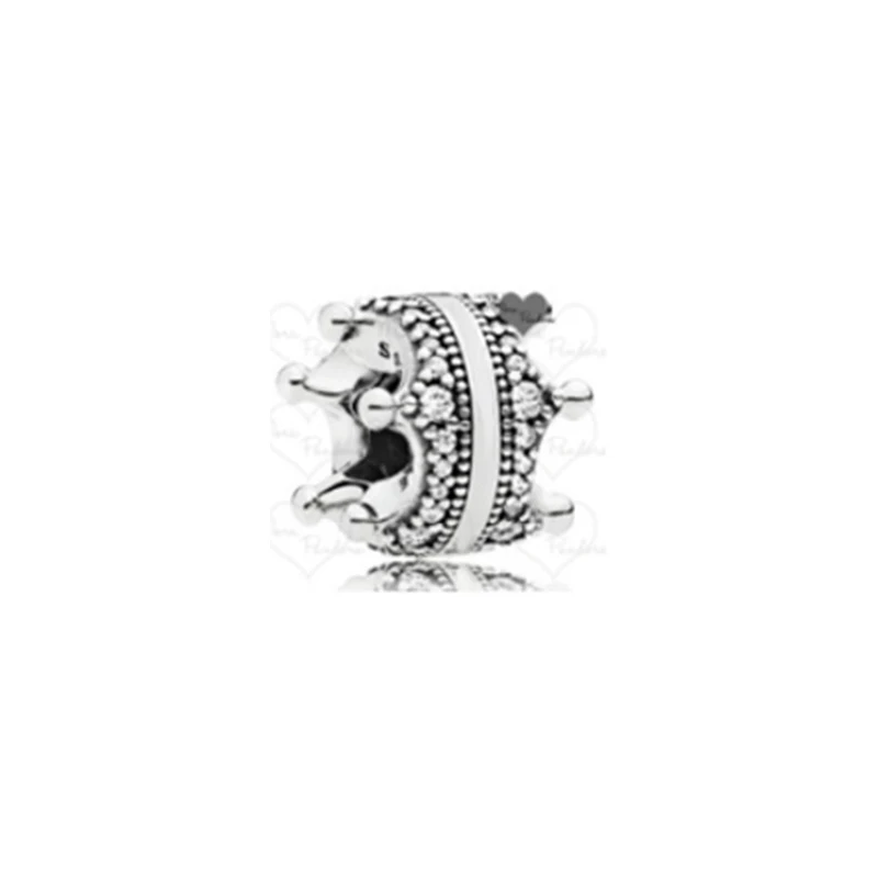 YYF original 100% S925 is suitable for Pandora's pure silver crown Pearl children's sexual charm DIY jewelry | Украшения и