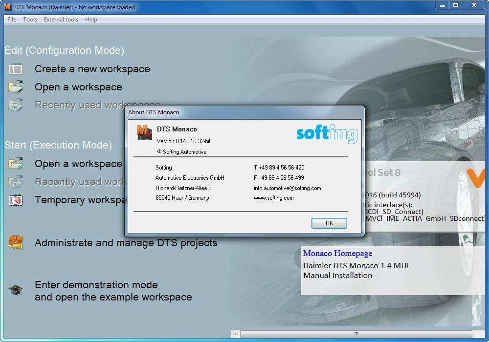 05 последние DTS Monaco V8.14 dts 8.14.016 для mb star c4 sd c5 vci c6 xenter/das скачать и установить онлайн и активировать