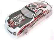 2 шт./лот Mazda RX7 1/10 1:10 ПВХ Окрашенный корпус 190 мм чехол с колесной базой RC хобби