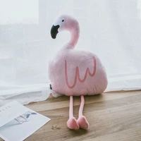 60 cm simulation flamingo plush toy cute wildlife bird stuffed plush toy kids pillow toy home shop decoration