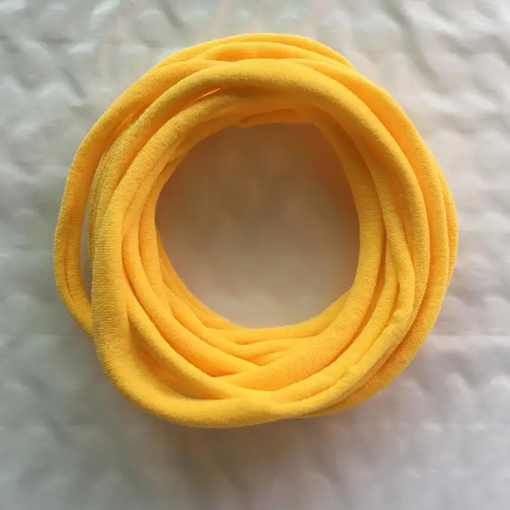 10 шт./лот DIY виды бесшовных эластичных головных уборов Детские спандексные мягкие нейлоновые повязки на голову для мальчиков и девочек обтягивающие эластичные женские эластичные волосы - Цвет: 21
