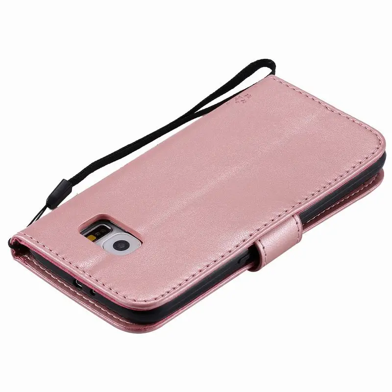 Для Coque samsung Galaxy S6 Чехол кошелек кожаный чехол для телефона samsung Galaxy S6 чехол Флип Для Coque samsung Galaxy S6 Чехол для карт