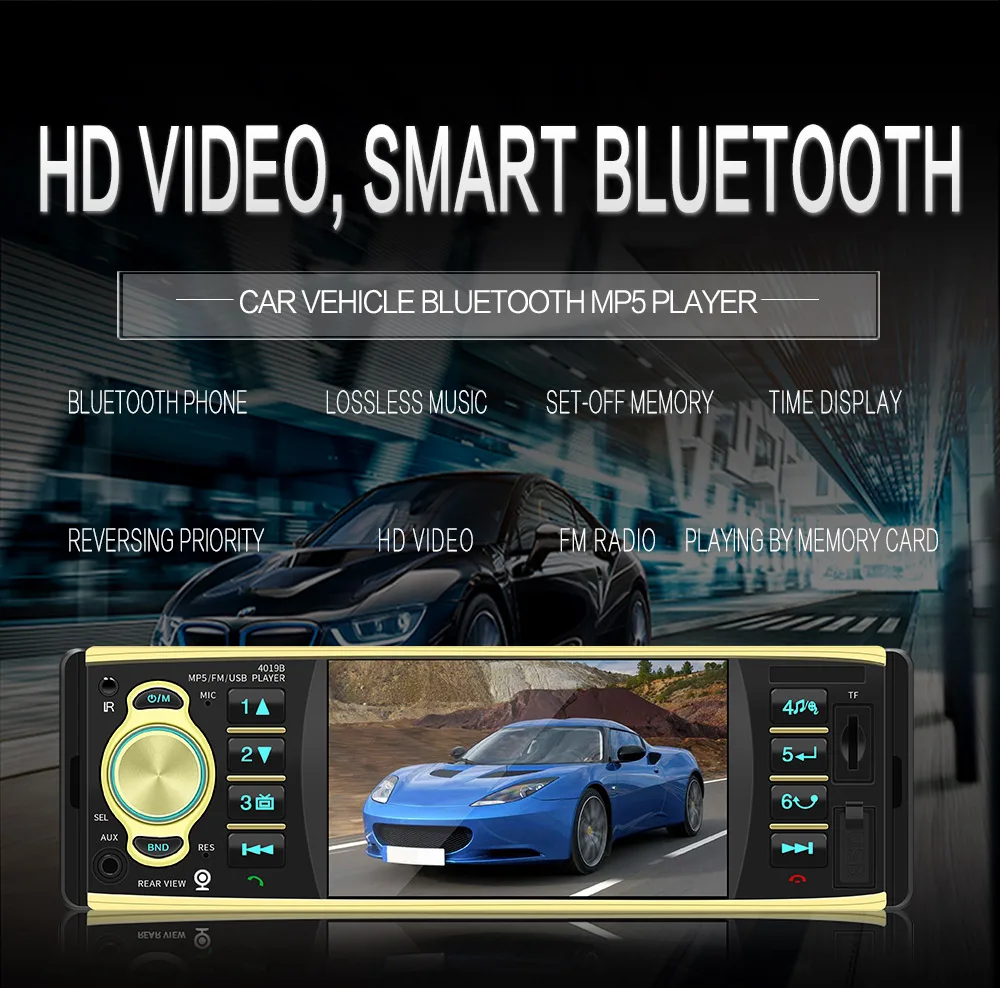 SWM 4," Автомобильная Радио обратная камера Bluetooth лента Авторадио машина радио Coche 1080P HD MP5 плеер радио Para авто стерео