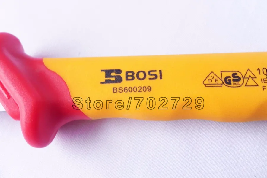 BOSI VDE eletrician стали коаксиальный кабель защищен зачистки проводов Ножа Инструменты 1000 v охраняемых