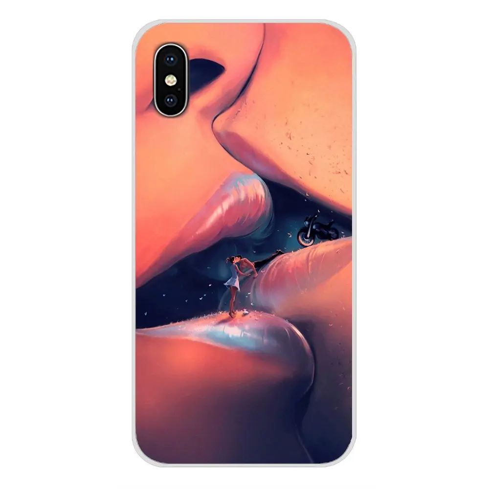 Для Xiaomi Mi6 A1 5X 6X Redmi Note 5 5A 4X 4A 4 3 Plus Pro pocophone F1 аксессуары чехлы для телефонов поцелуй