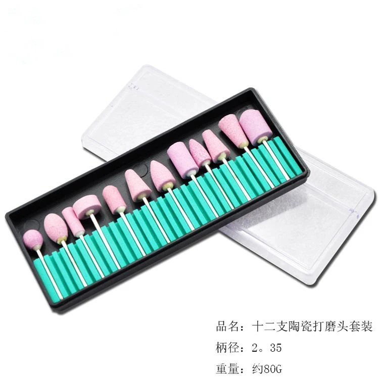 Электрические сверла для ногтей 3/32 ''керамическая художественная шлифовка