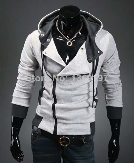 HOT ! 6 Colors + Sizes NEW Mens Slim Fit Sexy Top Designed Hoodies Jacket Coat Tops Outwear Sweatshirt MN460&amp006 | Мужская одежда