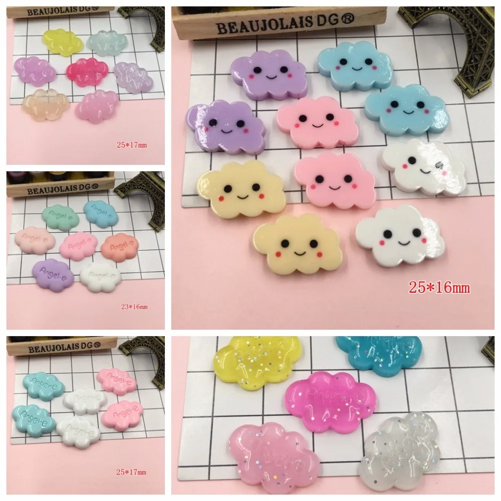 Милый кавайный Лидер продаж миниатюрное облако из смолы искусственная смола для