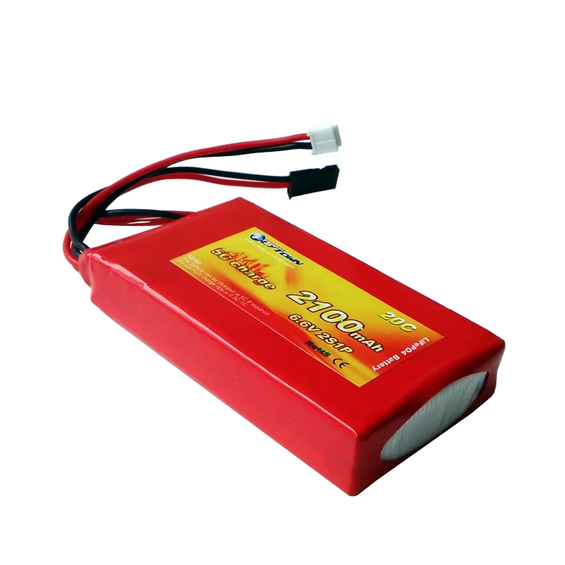 Передатчик Flytown 2100 мАч 2S1P 6 в 20C LiFePo4 аккумулятор для Futaba 3PV T14SG 8J 10J 4PK 4PX 4PV 4PM 7PX 4PLS