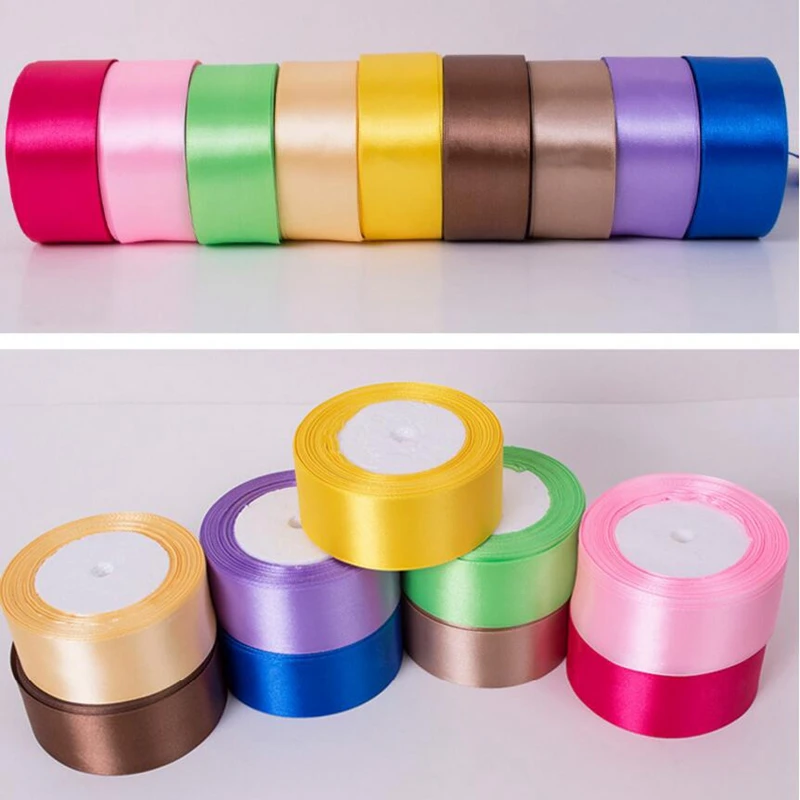 Шелковая атласная лента 40 мм 22 метра|silk satin ribbon 40mm|satin 40mmsilk |