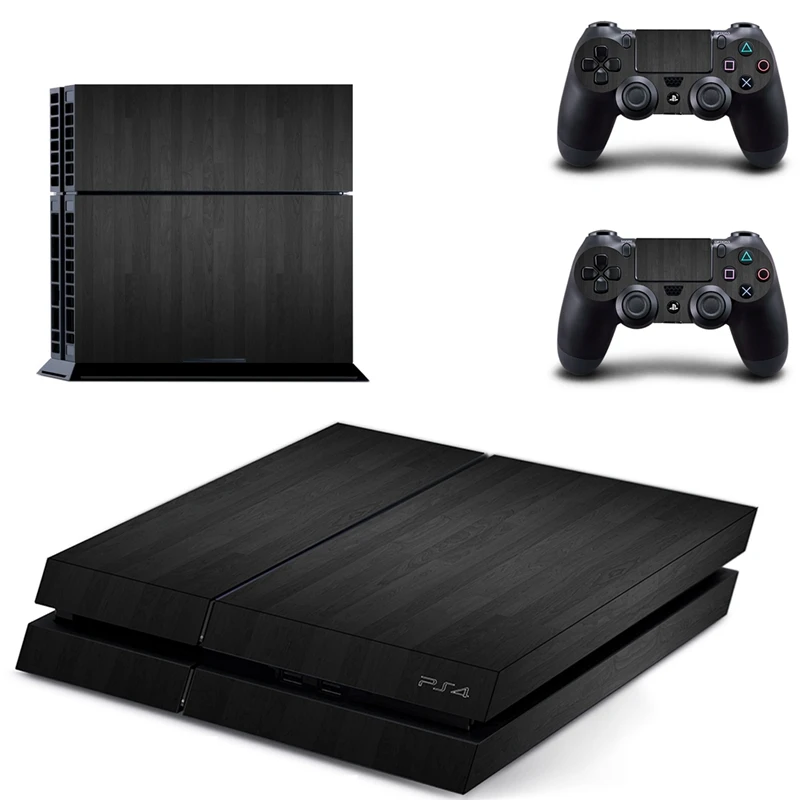Новые Деревянные зерна Ретро стиль кожи Наклейка Обложка для Playstation 4 PS4 консоли и Обложка наклейки 2 контроллеров