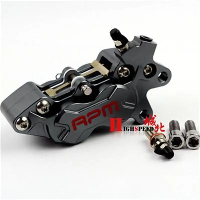Универсальный CNC RPM тормозной суппорт мотоцикла левый и правый 40 мм отверстие к отверстию 4 поршня для yamaha Kawasaki Honda suzuki KTM bmw (art.: 7a6301341) - 7a6301341