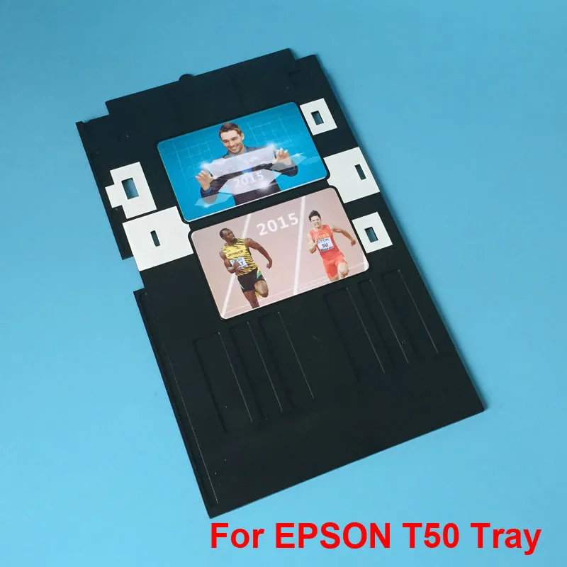 Для EPSON R260 R280 R380 T50 T60 P50 R270 R290 струйный ПВХ лоток для печати ID Card|print tray|pvc idpvc id card tray |