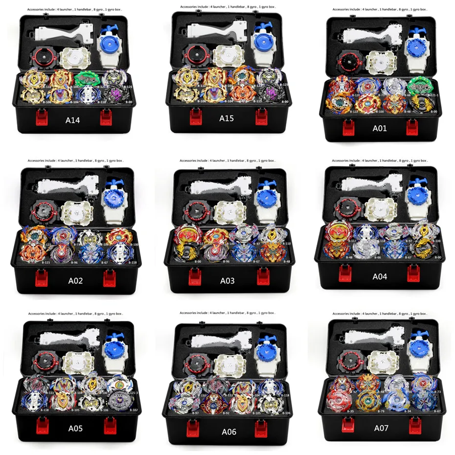 TAKARA TOMY Stadium Bey Bay Bu Burst Set Toy Blade Bla Arena Metal Fusion 4D with Launcher Rotating Top Storage Box | Игрушки и хобби