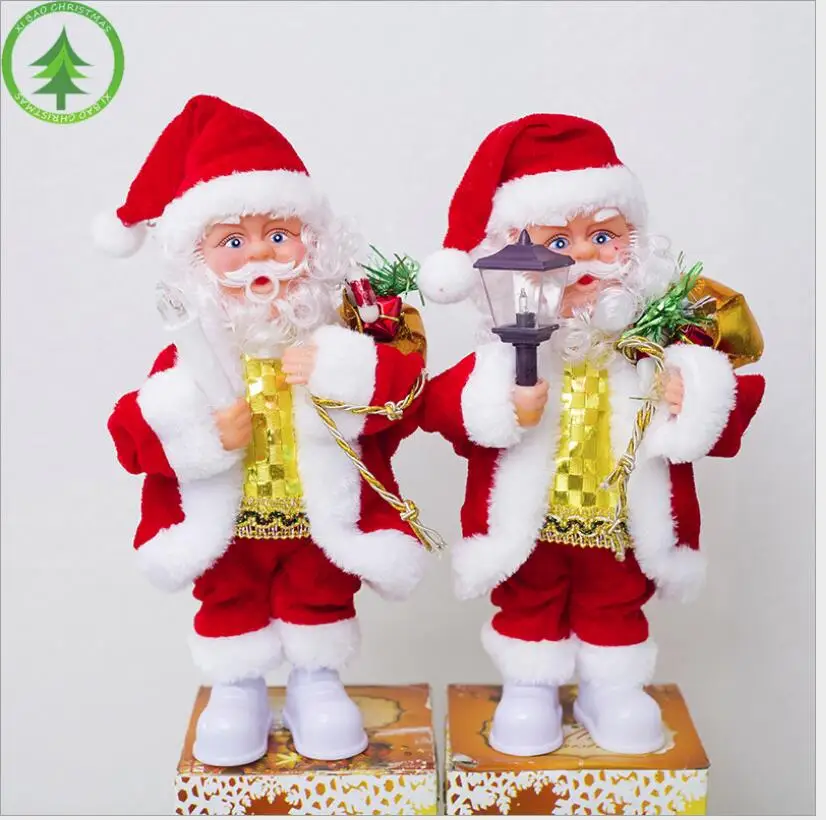 Adornos Navidad 2020 модные Санта Клаус Снеговик рождественские подарки украшения для