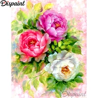 dispaint full squareround drill 5d diy diamond painting flower landscape 3d embroidery cross stitch home decor gift a11381