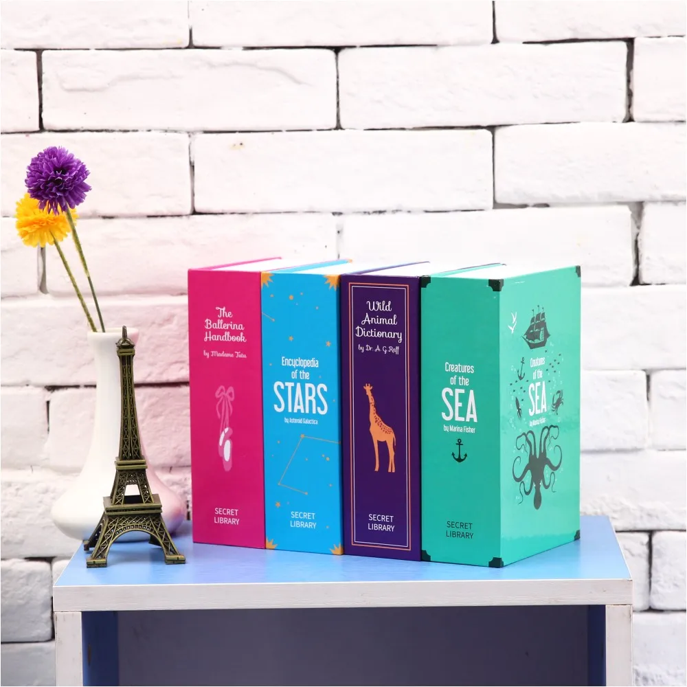 Книга секретная Скрытая безопасность Сейф замок наличные деньги ювелирные