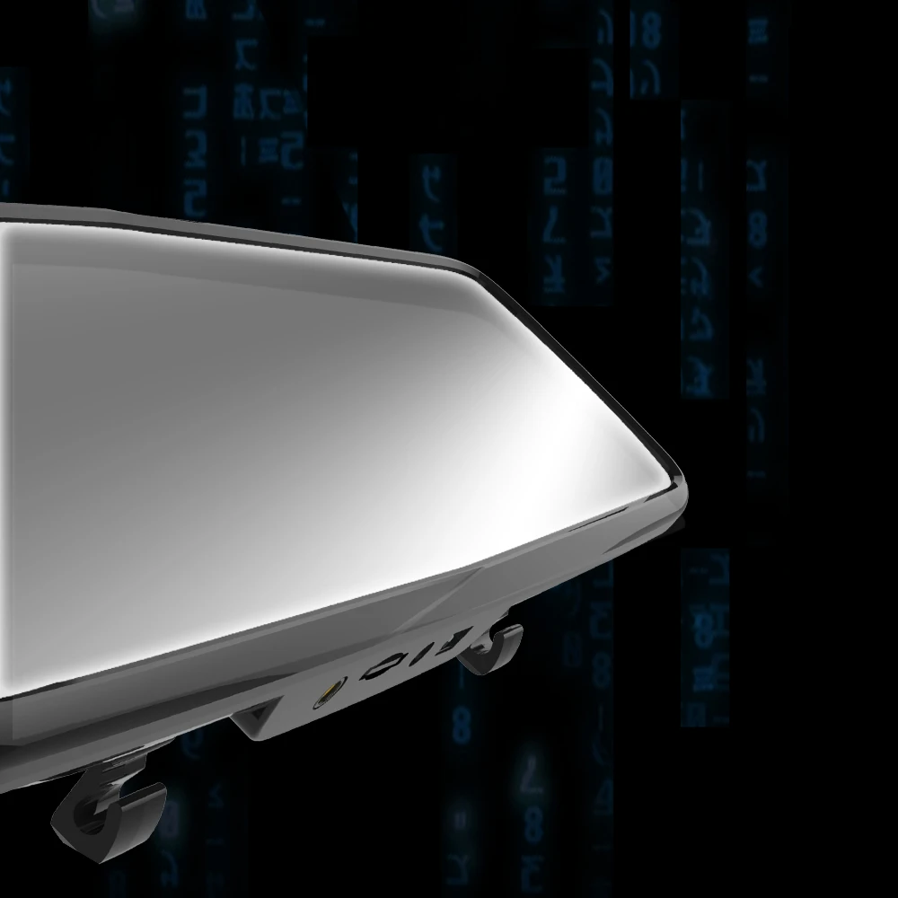 LESA 8 дюймов двойной объектив Автомобильный dvr камера Full HD 1080p сенсорный экран авто