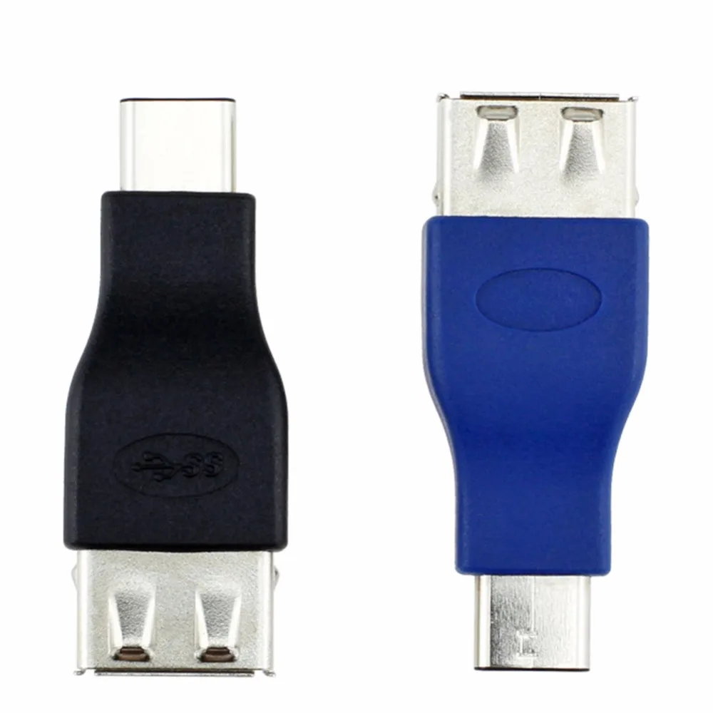USB-C OTG адаптер USB 3 1 Type-C папа к 0 Type A Женский конвертер для MacBook Pro Google Pixel Nexus 6P и