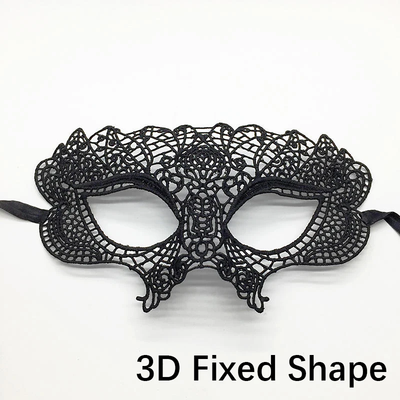 Женская сексуальная Маскарадная маска из кружева для карнавала Хэллоуина
