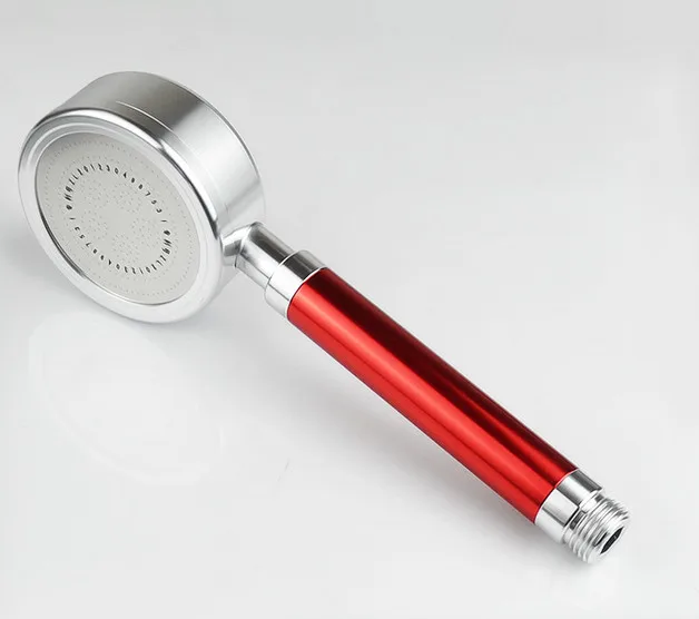

Free shipping Space aluminium bath shower head water-saving washable hand-hold sprayer 4 colors