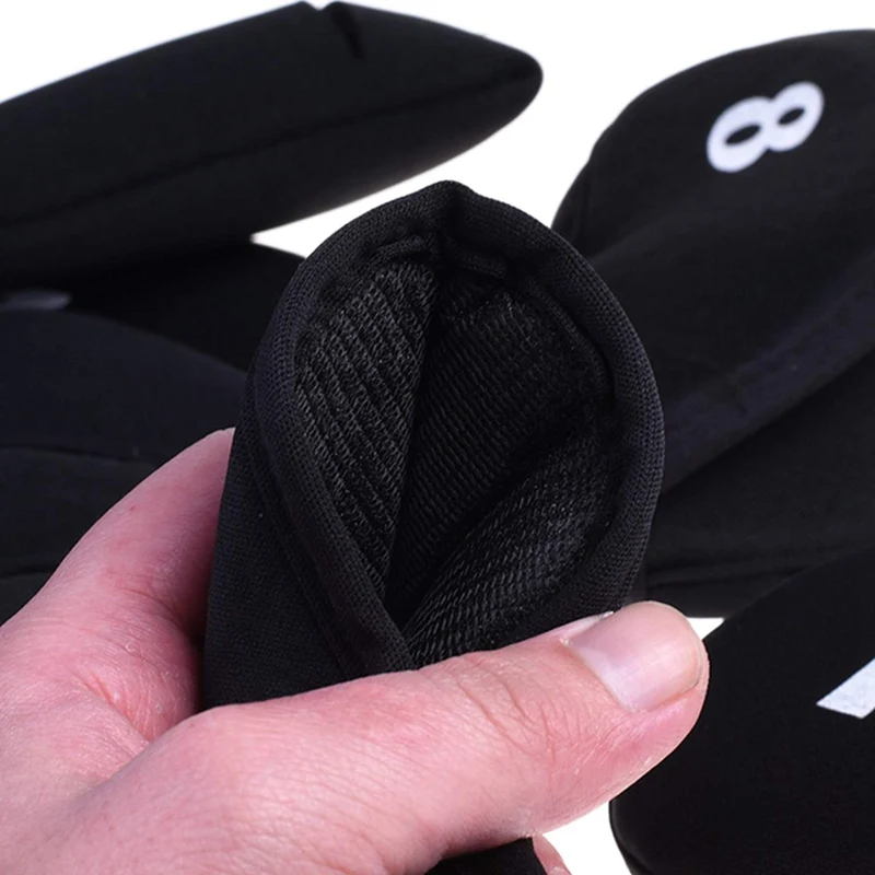 

10Pcs Golf Club Head Covers Iron Putter Protective Head Cover Putter Headcover Protector Set Outdoor Sports Golf Accessories