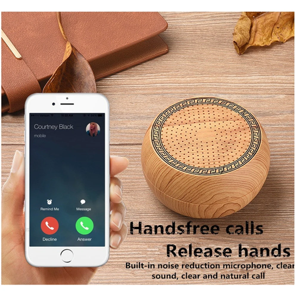 Toproad мини Портативный Bluetooth Динамик Беспроводной стерео Music Box открытый свет
