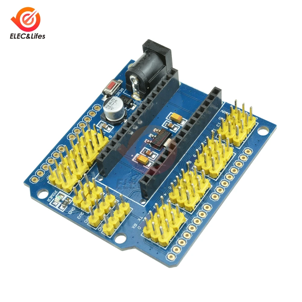 NANO I/O IO датчик расширения щит модуль для Arduino UNO R3 Nano V3.0 3 0 контроллер совместимая