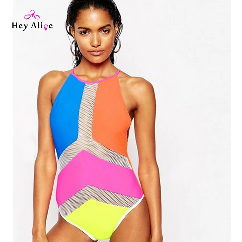 Купальник женский 1 шт. купальник с высоким вырезом|bodysuit sexy|bodysuit sexy womanbodysuit women |