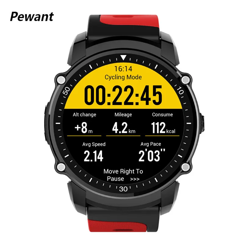 Новый Pewant Смарт часы gps Bluetooth 4 0 Шагомер Фитнес трекер Smartwatch сна монитор удаленной