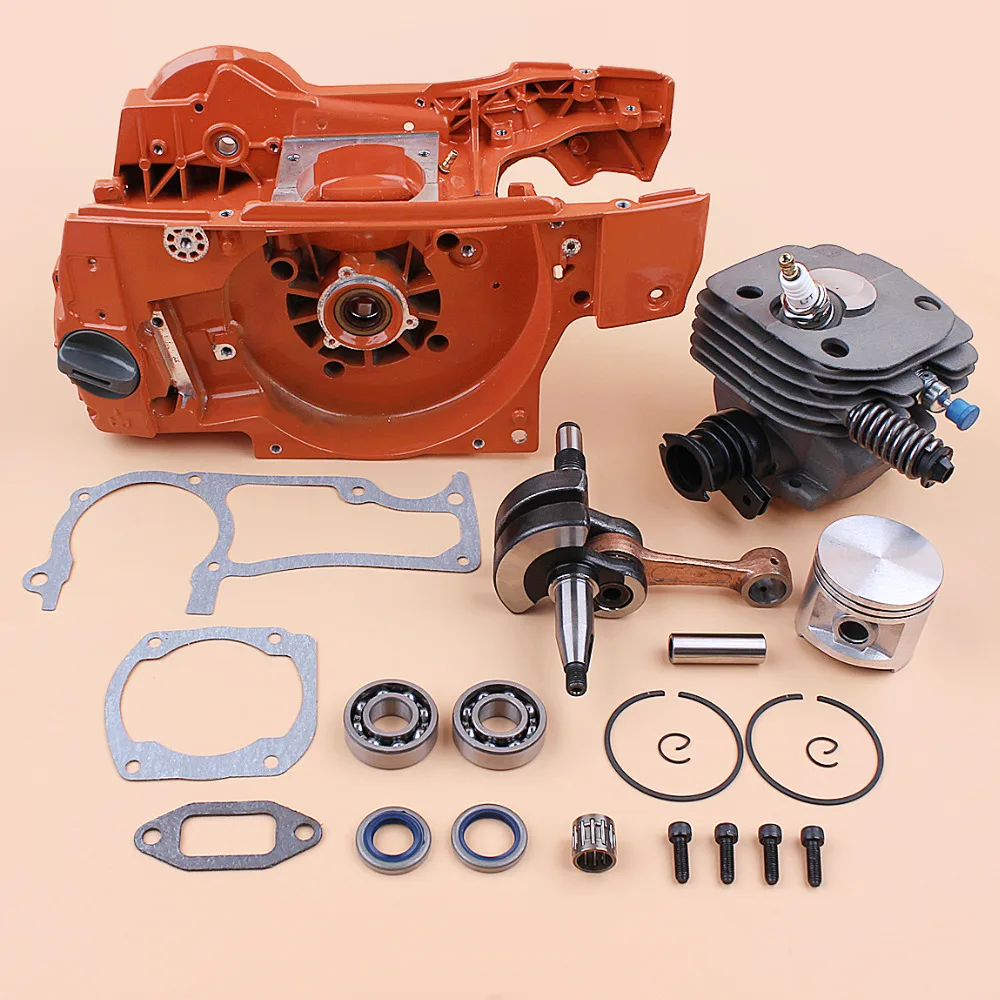 

Engine Motor Crankcase Cylinder Piston Crankshaft Bearing Rebuild Kit fit HUSQVARNA 362 365 372 371 Gas Chainsaw Spares - 50MM