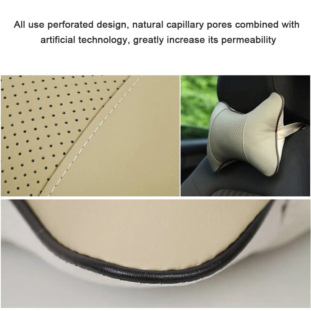 2 шт. дышащие подушки для шеи и подголовника автомобиля чехол сиденья подушка