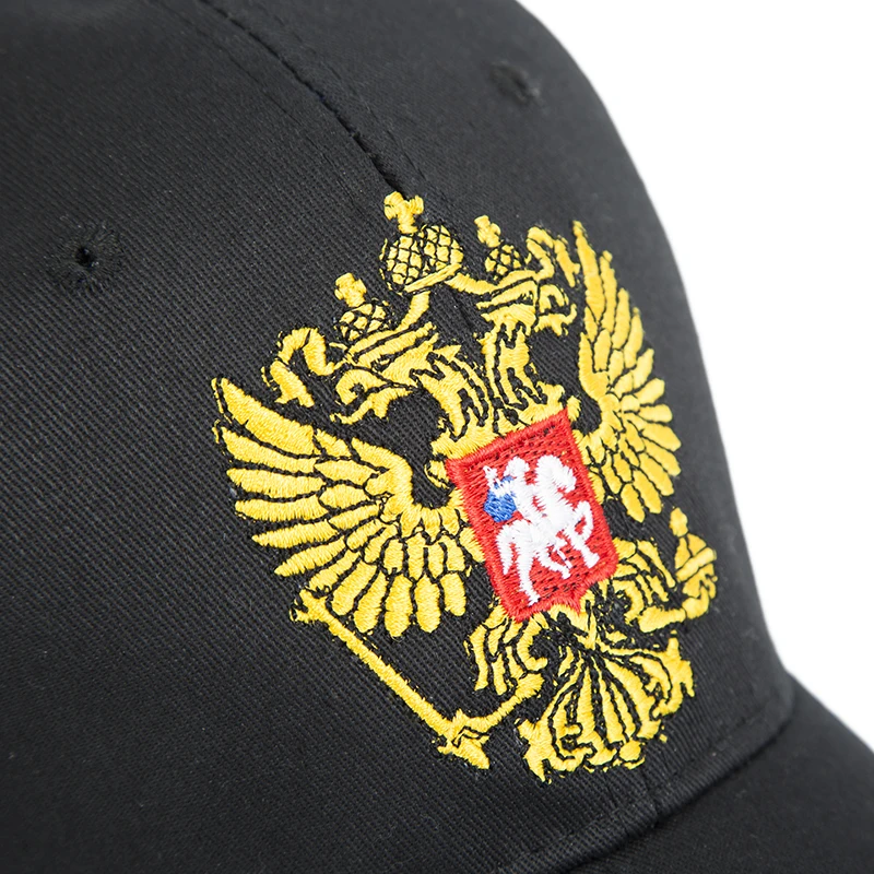 Новая унисекс бейсболка для женщин и мужчин бейсболка s Герб России вышивка Snapback модные женские бейсболки кепки для женщин