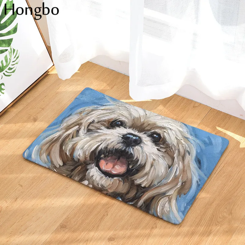 Коврики Hongbo Kawaii с изображением животных для ванной и кухни коврики собаки