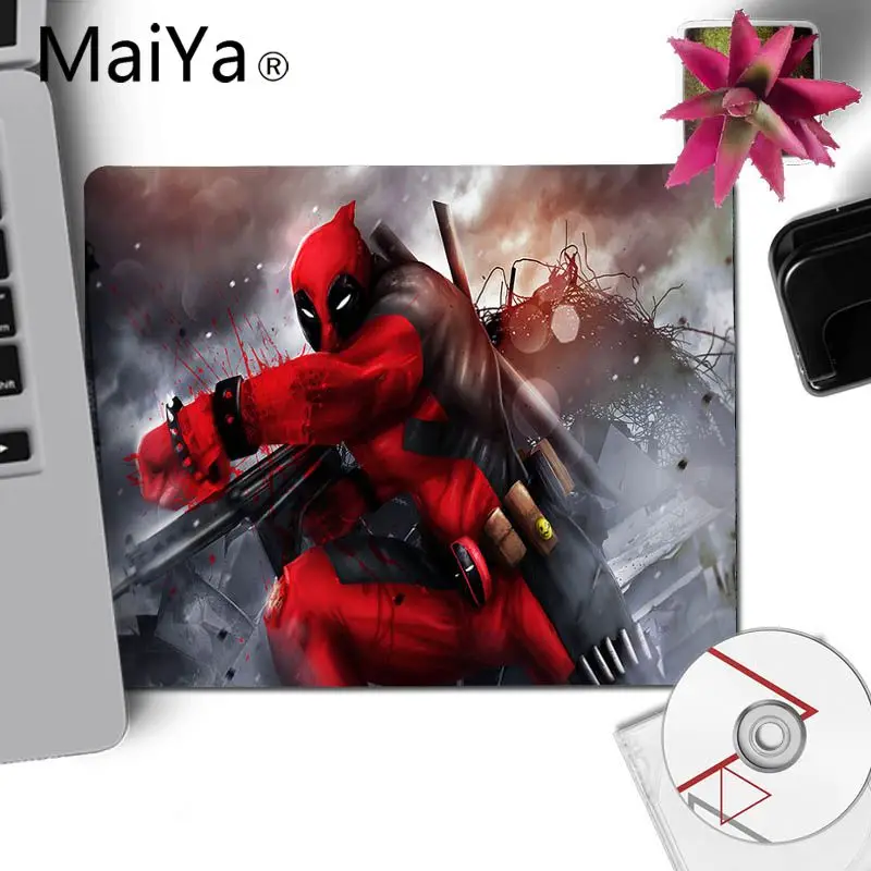 Maiya Boy Подарочный коврик deadpool для мужчин, игровой коврик для ноутбука, коврик для мыши, игровой коврик для мыши xxl, Настольный коврик для ноутбука, ноутбука, коврик для мыши, игровой коврик - Цвет: No Lock Edge 25x29cm