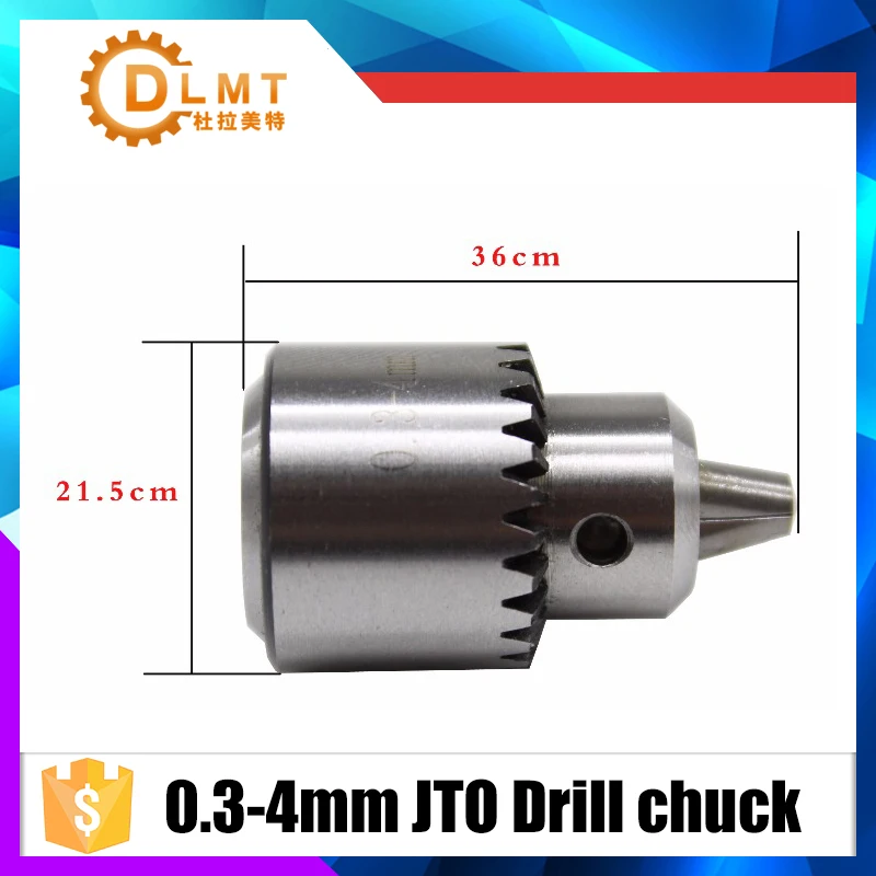 Патроны зажимные для микромоторной дрели 0 3-4 мм Jt0 сверлильный патрон с