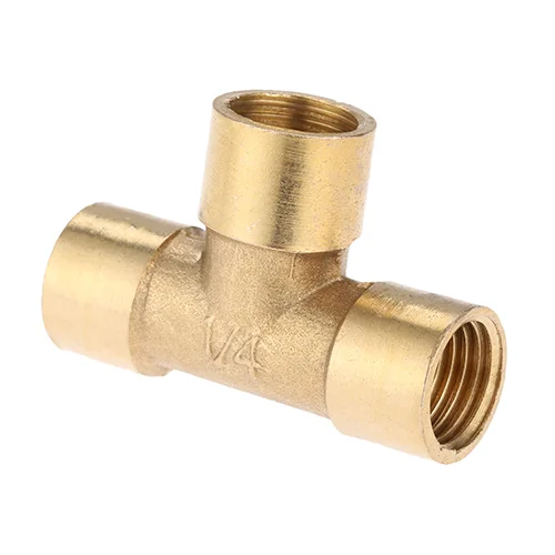 1/8 &quot1/4&quot 3/8 &quot1/2&quot 3/4 &quotс латунным штуцером гнездового разъема нить 3 Way трубы