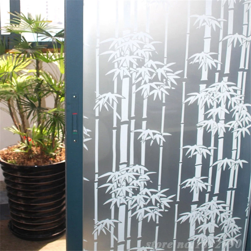 60*200 см непрозрачная самоклеющаяся стеклянная оконная пленка ПВХ матовые