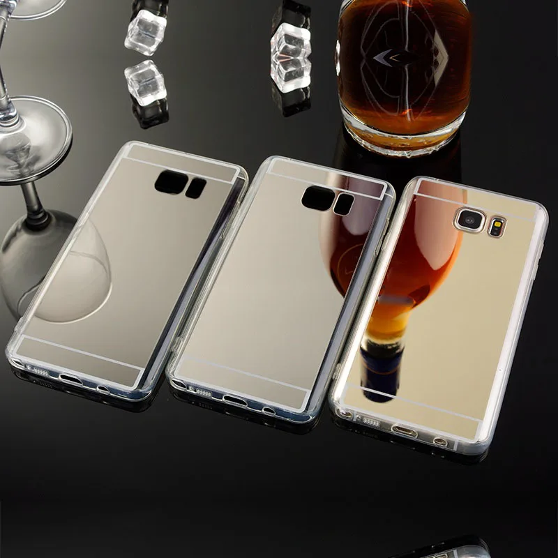 UPaitou Mirror TPU Case for Samsung Galaxy Note5 N920 N920A N920T Back Cover Silicone |